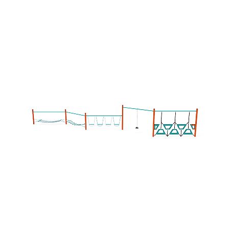 Opičí dráha pětidílná VVZ-OP5-02